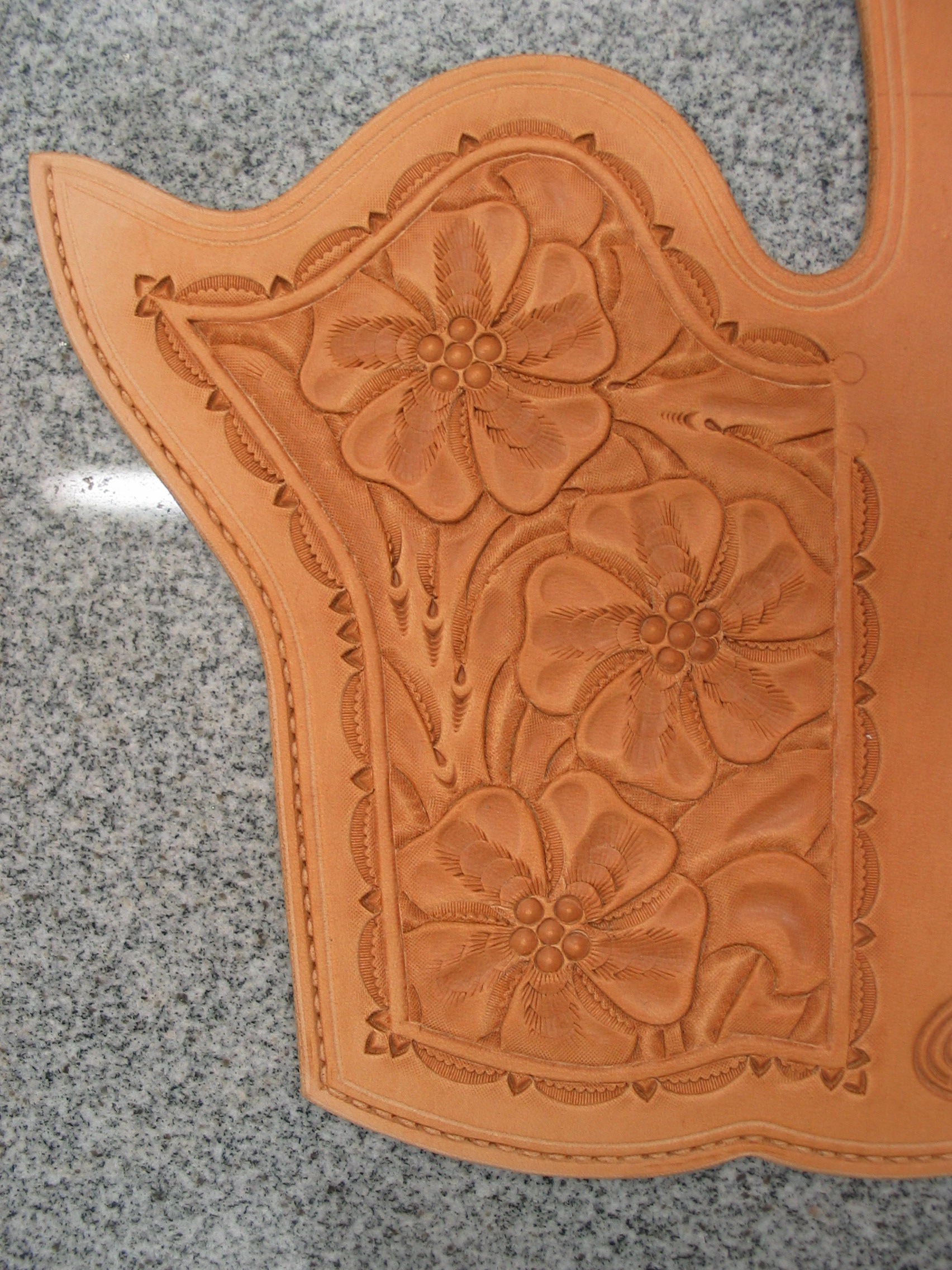 Printable Leather Shoulder Holster Pattern